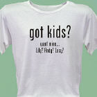 got kids? Personalized Scoop-Neck T-Shirt